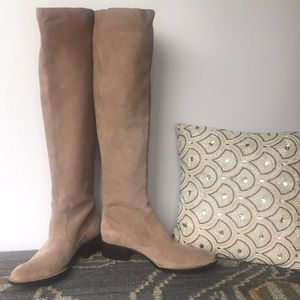 Over the Knee Tan Boots